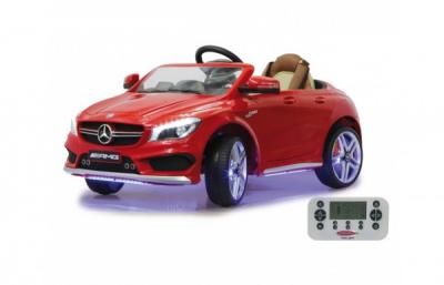 Masinuta electrica pentru copii Mercedes CLA45 AMG Jamara 460246 rosu si control parental 12V