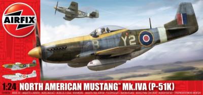 Kit constructie Airfix avion North American P-51K/RF Mustang 1:24