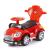 Masinuta de impins Chipolino Super Car red cu maner si copertina