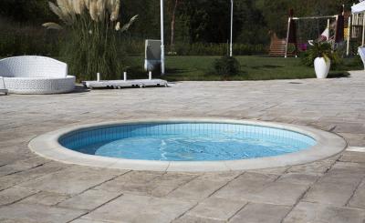 Set borduri piscina rotunda cu diametrul de 7 metri