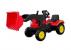 Tractor excavator herman, cu remorca si pedale pentru copii, 165x42x50 cm, leantoys, 5227