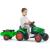 Tractor falk pentru copii, cu pedale si remorca, verde