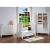 Set Mobilier Katie White Format Din 3 Piese: Patut, Comoda Si Dulap