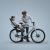 Scaun pentru copii, cu montare pe bicicleta in spate - Thule Yepp Nexxt 2 Maxi Aquamarine Blue