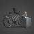 Scaun pentru copii, cu montare pe bicicleta in fata - Thule Yepp Nexxt 2 Mini Midnight Black
