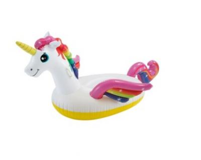 Unicorn gonflabil, pentru copii si adulti, intex ride-on 57561, 2m x 1.4m