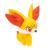 Pokemon - figurine clip n go, fennekin & poke ball