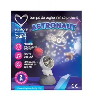 Lampa de veghe easycare baby 3in1 cu proiectii "astronaut"