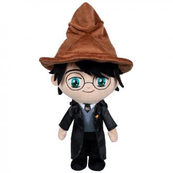 Jucarie din plus harry potter 1st year cu palarie, 30 cm