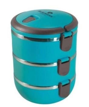 Caserola termica tip lunchbox,  3 compartimente, blaumann 3340