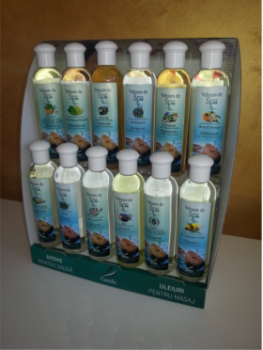 Pachet promotional: display prezentare+ arome concentrate pentru spa camylle franta