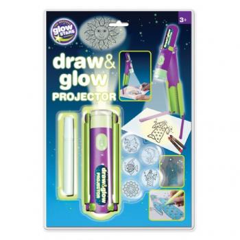Proiector pentru desen cu pix fosforescent inclus The Original Glowstars Company B8504