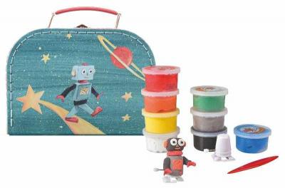 Set de modelaj cu plastilina, astro-robot egmont