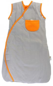 Sac de dormit multifunctional Grey Orange Zoo Animal Travel 0-6 luni 2.5 Tog