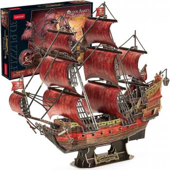 Cubicfun - puzzle 3d nava queen anne 391 piese