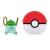 Pokemon - set figurine clip n go, bulbasaur #4 & poké ball, 2 buc