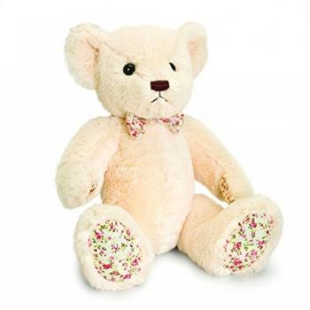 Ursulet de plus Belle Rose crem 25 cm Keel Toys