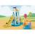 Playmobil - 1.2.3 castel de aventura cu stand de inghetata