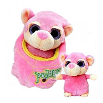 Maimutica de plus roz 18 cm Podlings Keel Toys
