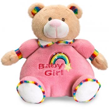 Ursulet de plus roz 26 cm Keel Toys