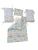 Lenjerie MyKids Baby Teddy Albastru 4+1 Piese 120x60 cm