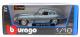 Macheta bburago jaguar e cup 1:18, albastru argintiu