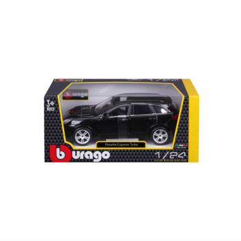 Macheta bburago star porsche cayenne turbo negru 1:24, 21056