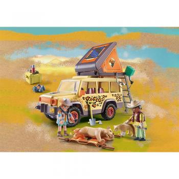 Playmobil - vehicul de teren si lei