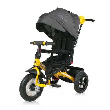 Tricicleta jaguar air wheels, black & yellow