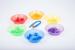 Set de 6 boluri translucide colorate pentru activitati senzoriale