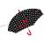 Umbrela copii POE semiautomata Minnie Black and White Dots, diametru 75 cm EPLUSM EPMDISMF52509037W