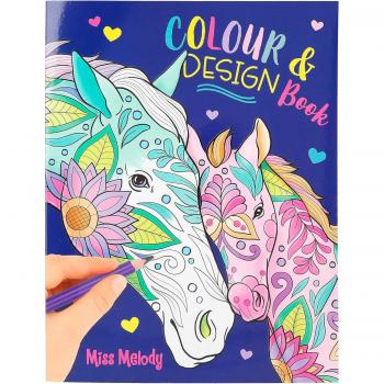 Carte de colorat 40 teme Miss Melody Colour and Design Depesche PT12452