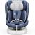 Scaun Auto Tweety Plus DELUXE BUF BOOF iSIZE Indigo cu Isofix rotativ 360 grade 40-150 cm