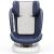 Scaun Auto Tweety Plus DELUXE BUF BOOF iSIZE Indigo cu Isofix rotativ 360 grade 40-150 cm