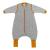 Sac de dormit cu picioruse si maneca lunga detasabila Gray Mottled Stripes 70 cm + manseta 2.5 Tog