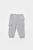 Pantaloni cu buzunare laterale, two thread, 100%bumbac organic - gri, babycosy (marime: 6-9 luni)