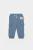 Pantaloni cu buzunare laterale, two thread, 100%bumbac organic - indigo, babycosy (marime: 9-12 luni)