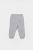 Pantaloni lungi, two thread, 100%bumbac organic - gri, babycosy (marime: 6-9 luni)