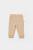 Pantaloni lungi, two thread, 100%bumbac organic - stone, babycosy (marime: 18-24 luni)
