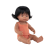 Papusa 38 cm, fetita latino, imbracata in salopeta tricotata