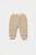 Set bluza dublata si pantaloni ursulet, winter muselin, 100% bumbac - apricot, babycosy (marime: 3-6 luni)