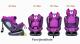 Scaun Auto Tweety Plus DELUXE BUF BOOF iSIZE UrsPurple cu Isofix rotativ 360 grade 40-150 cm