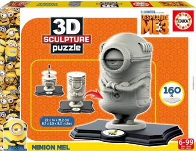 Puzzle minion mel 3d