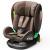 Scaun auto Platinum Deluxe i-Size Buf Boof cu isofix rotativ 360 grade Top Tether SIPS 40-150 cm 0-36 kg Coffee