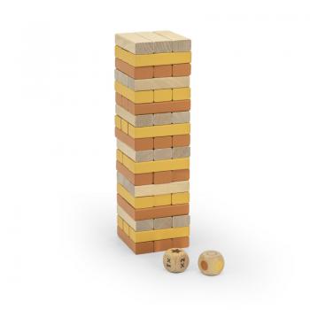 Joc jenga in culori calde, polarb viga