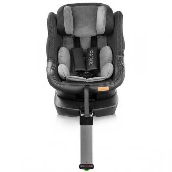 Scaun auto Chipolino Toledo 0-18 kg ash cu sistem Isofix si sezut rotativ