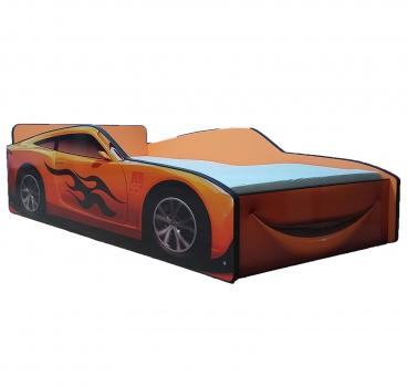 Pat in forma de masina, Ramirez Car, 180x80 cm