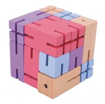 Joc logic 3d puzzle figurina violet