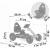 Kart cu pedale si roti gonflabile, gokart rk-591, ricokids - negru