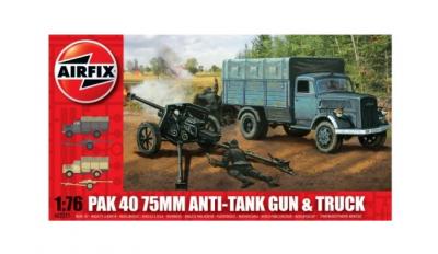 Kit constructie Airfix PaK 40 75mm Tun Anti-Tank & Camion